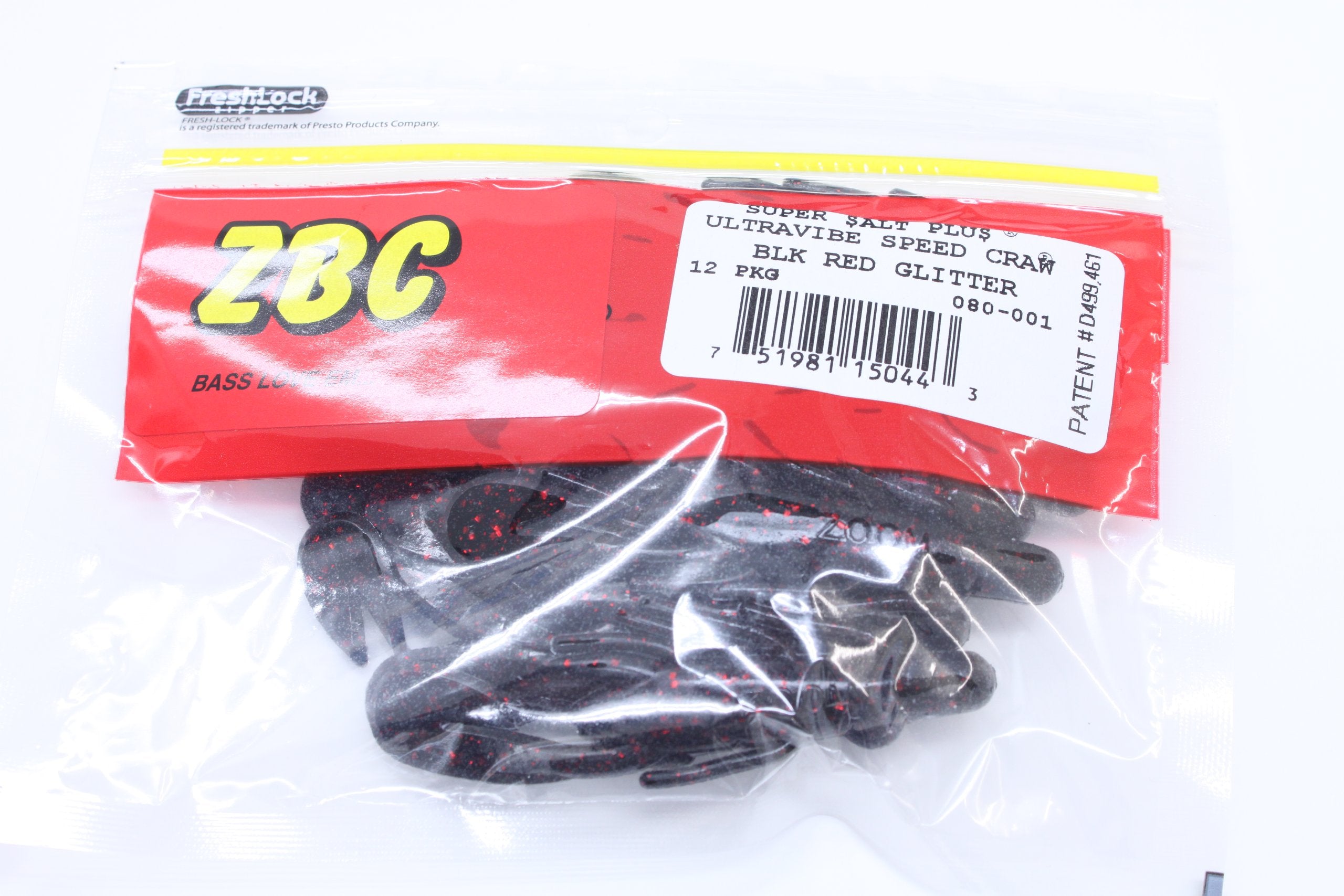 Zoom Bait UltraVibe Speed Craw paddle tails deliver rapid action for enticing bass and covering water.