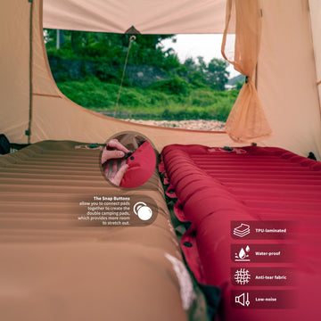 ZOOOBELIVES Airlite1901-snapping-connection-buttons illustrates modular setup for shared mats