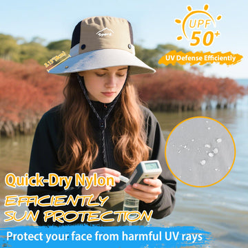 Waterproof quick-dry sun hat for outdoor activities