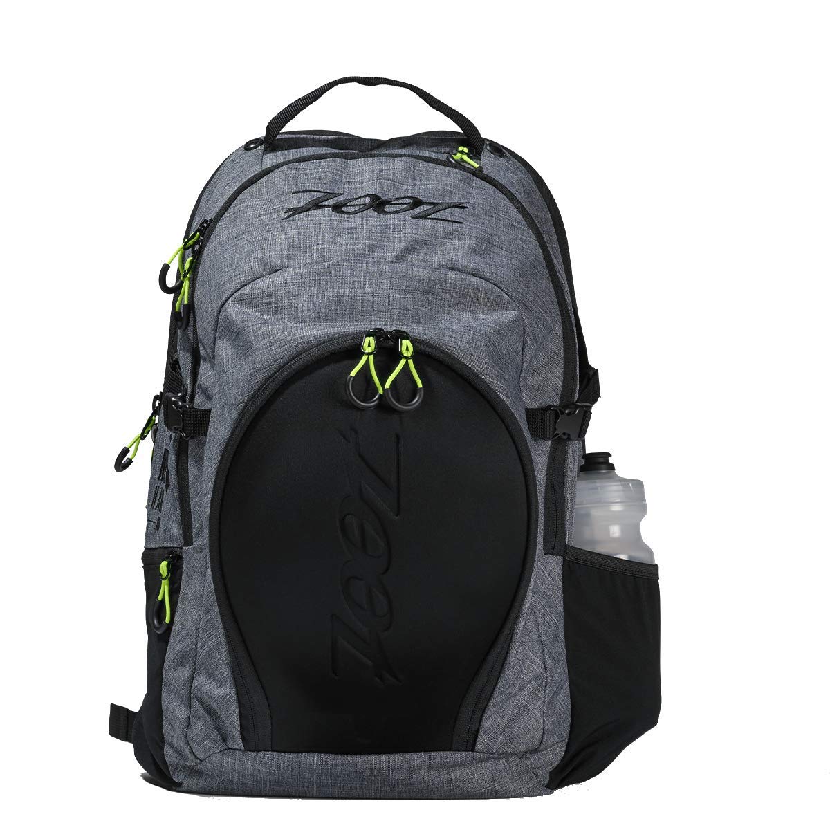 Zoot Ultra Tri Backpack strap design shows ergonomic padding for comfortable training days.