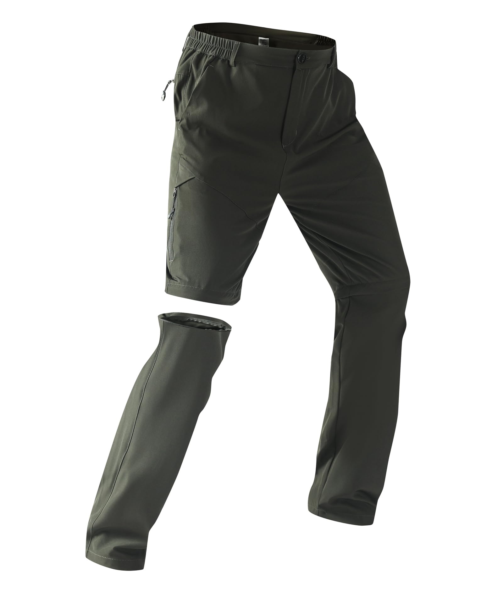 ZooYung men's convertible hiking pants with zip-off legs for versatile outdoor wear.