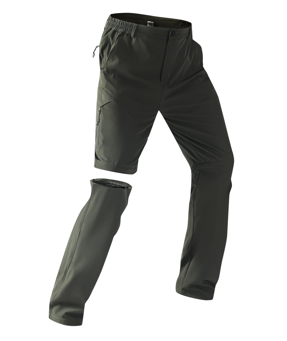 ZooYung men's convertible hiking pants with zip-off legs for versatile outdoor wear.