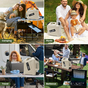 ZORMY emergency water storage container used for camping and disasters