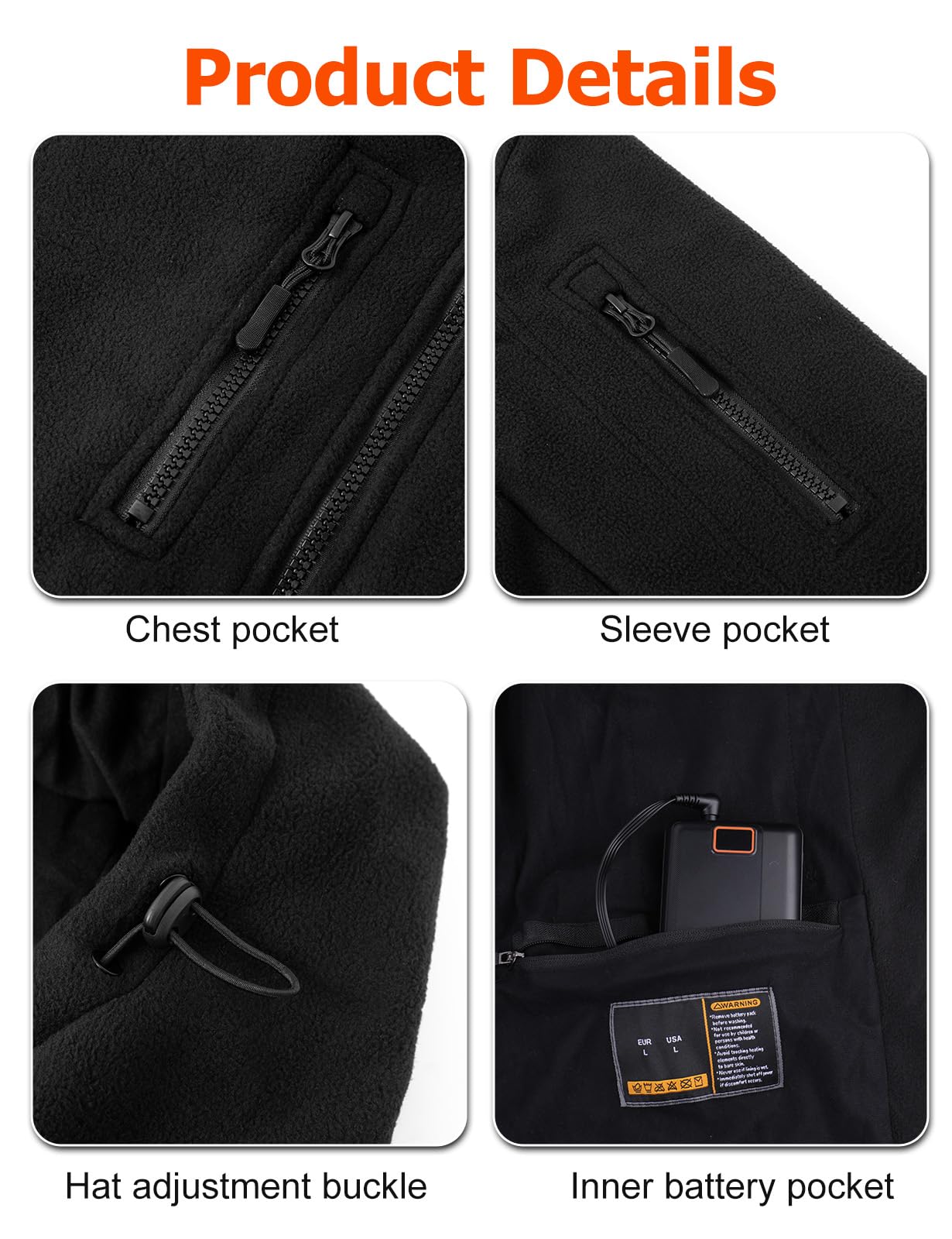 Zorvix heated jacket worn during winter activities like skiing and hiking.