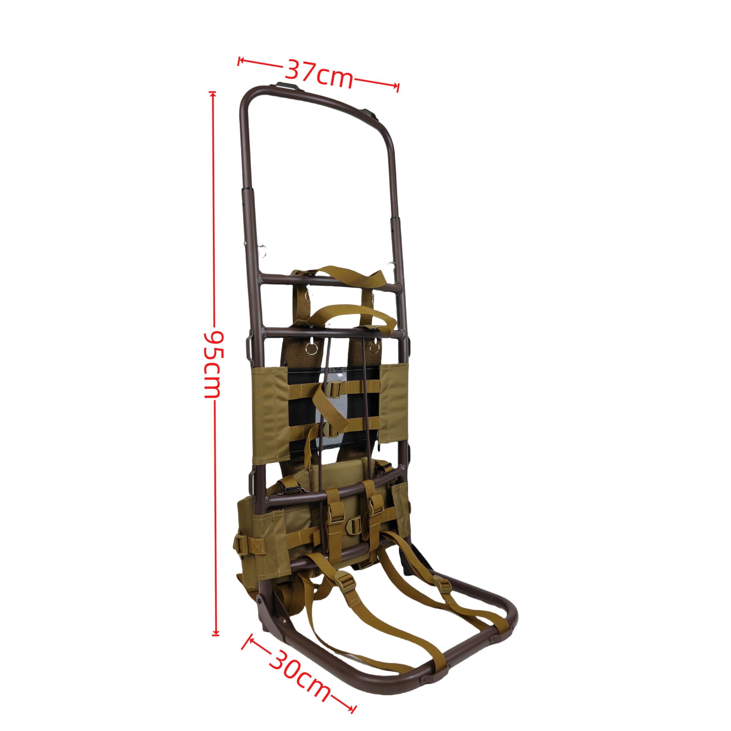 ZRSCHYG adjustable straps back for secure fit and enhanced comfort on long hunts.