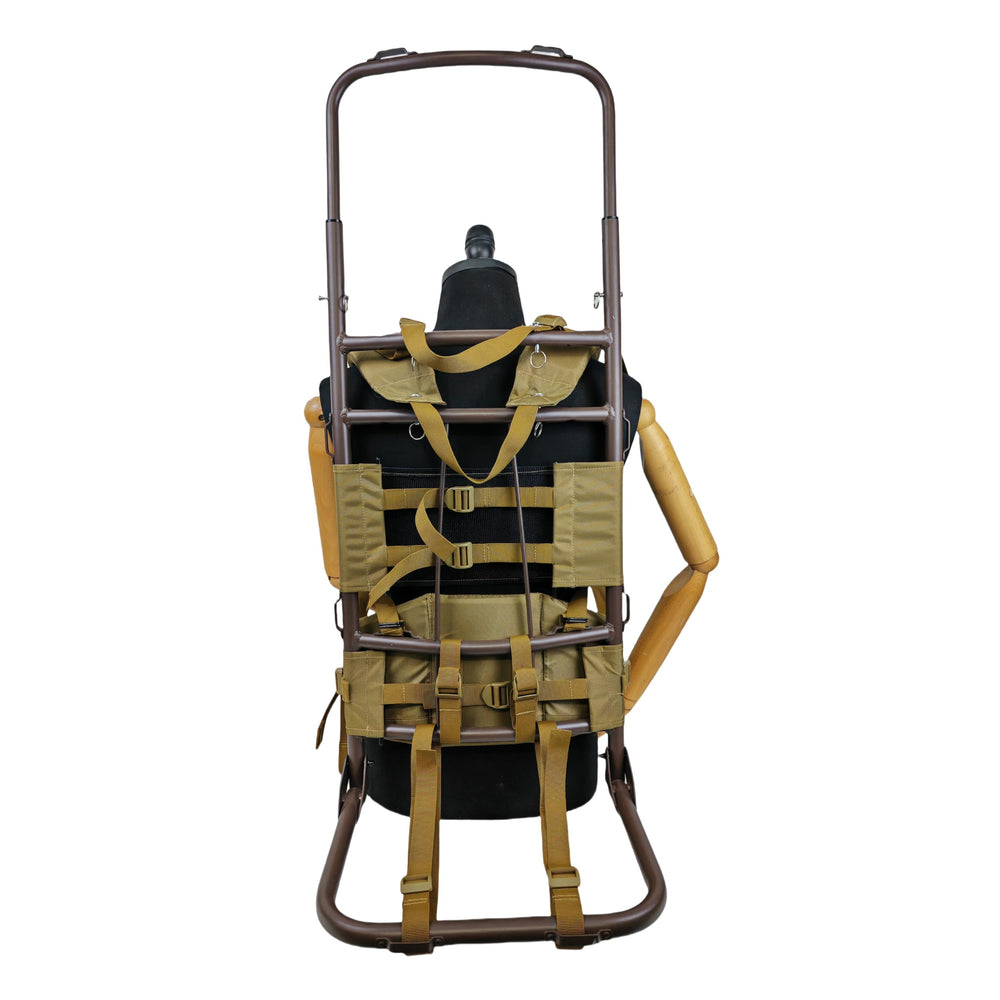 ZRSCHYG bright orange rain cover adds visibility while protecting gear from rain.