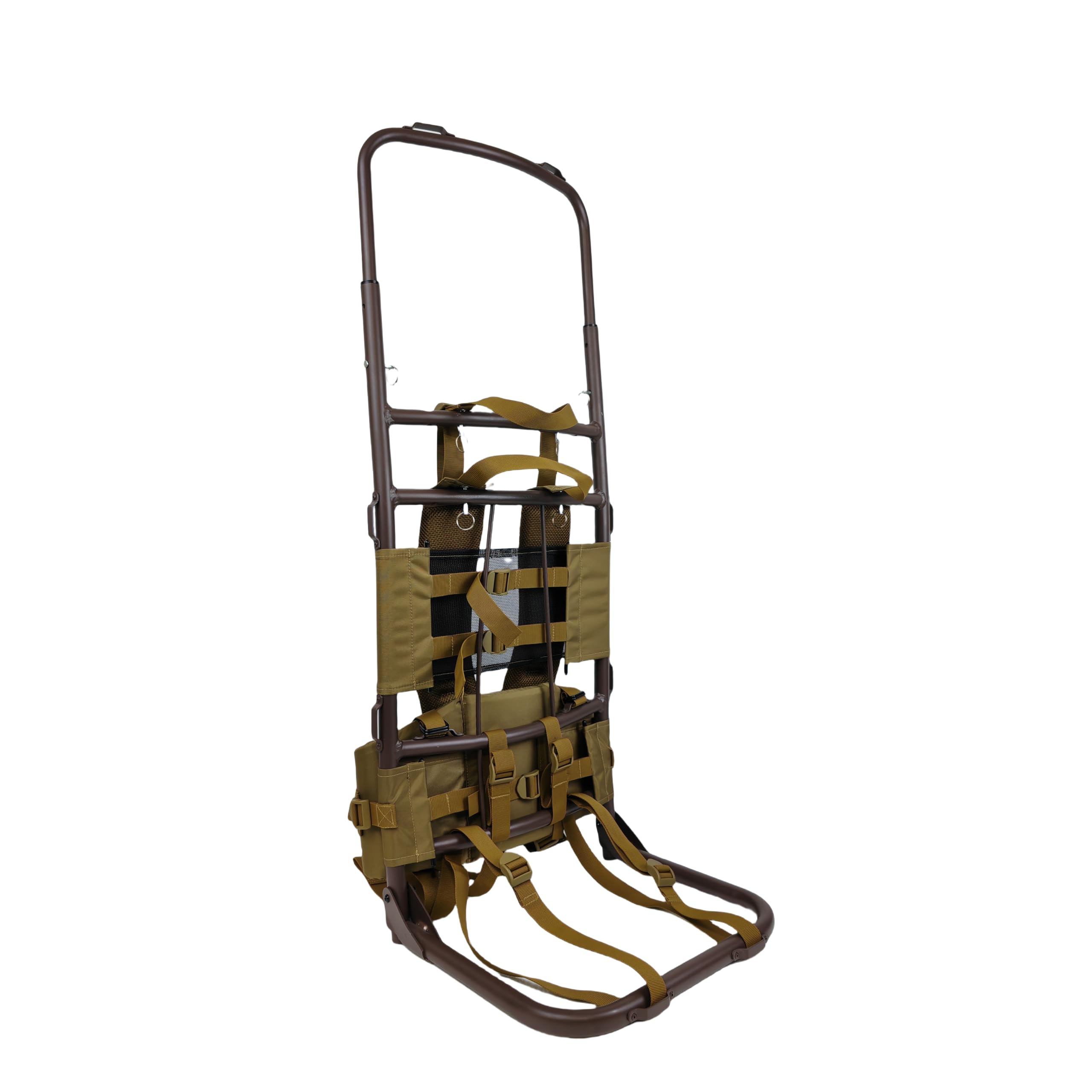 ZRSCHYG hunting external pack frame reinforces stability for heavy loads during long expeditions.