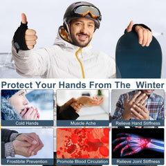 ZRW heated gloves powered by an 1800mAh battery for reliable warmth