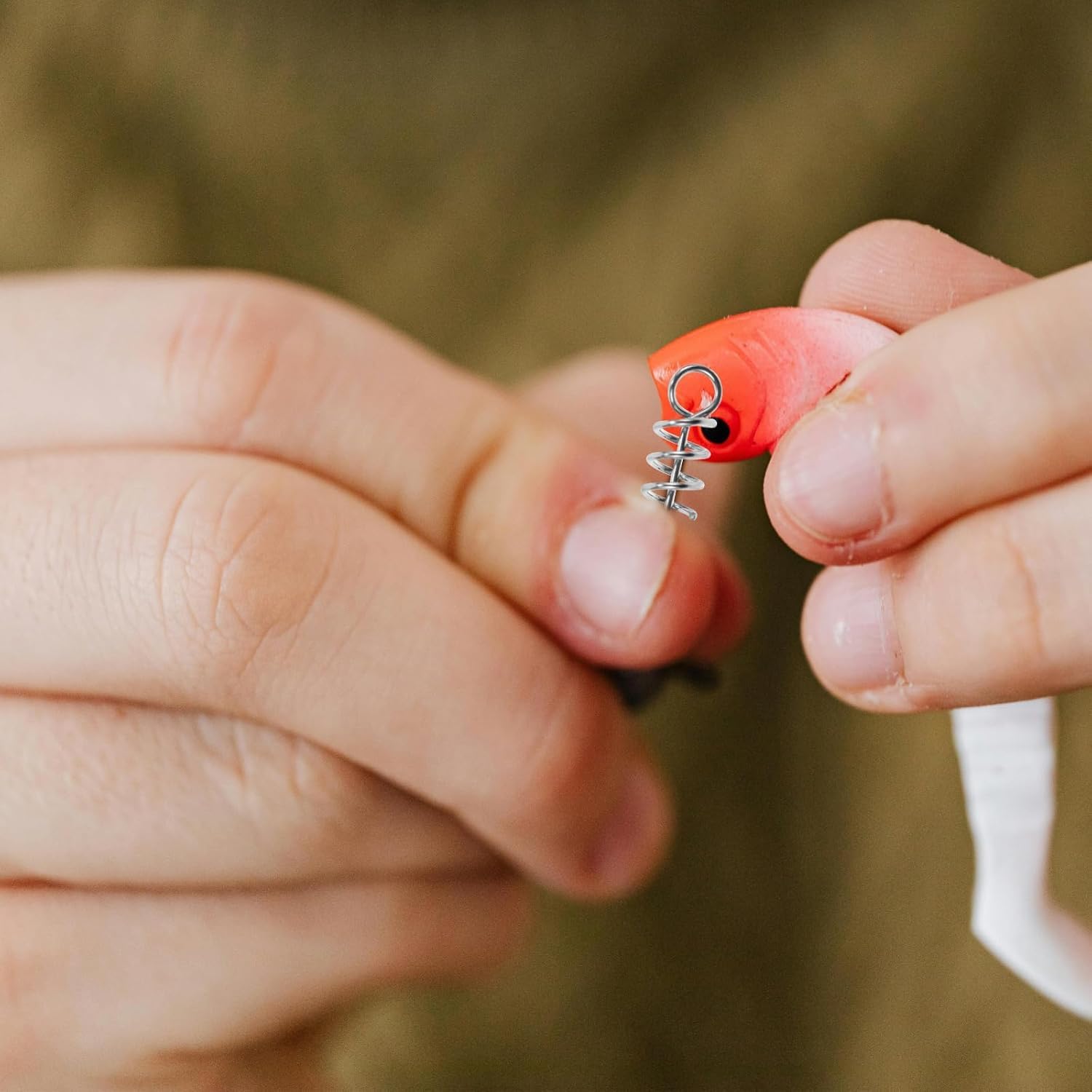 Crank hooks and soft lures close-up in ZS410 kit