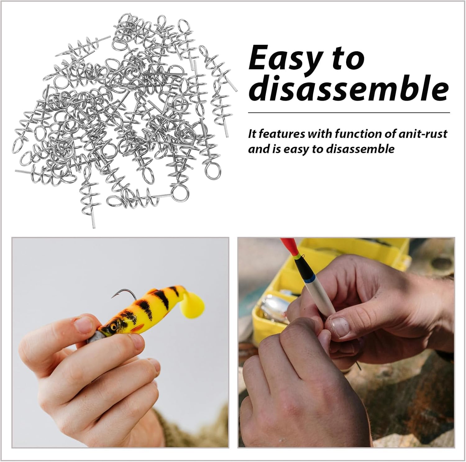 Lures and latches for fishing tackle ZS410