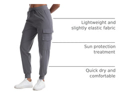 Zsenoxaxi women's cargo joggers cargo pockets with ample space for gear