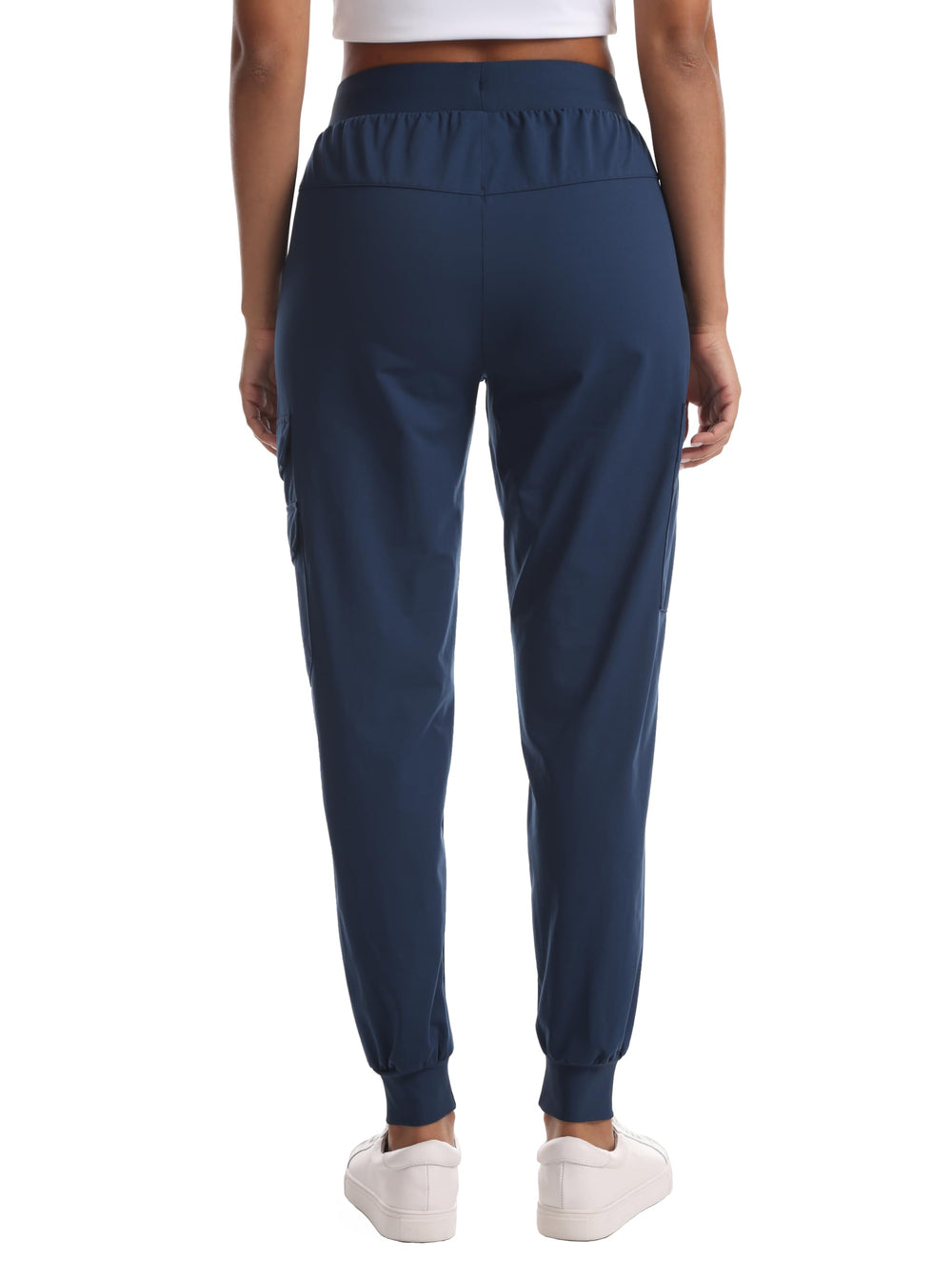 Zsenoxaxi womens cargo joggers elastic waistband provides adjustable comfort