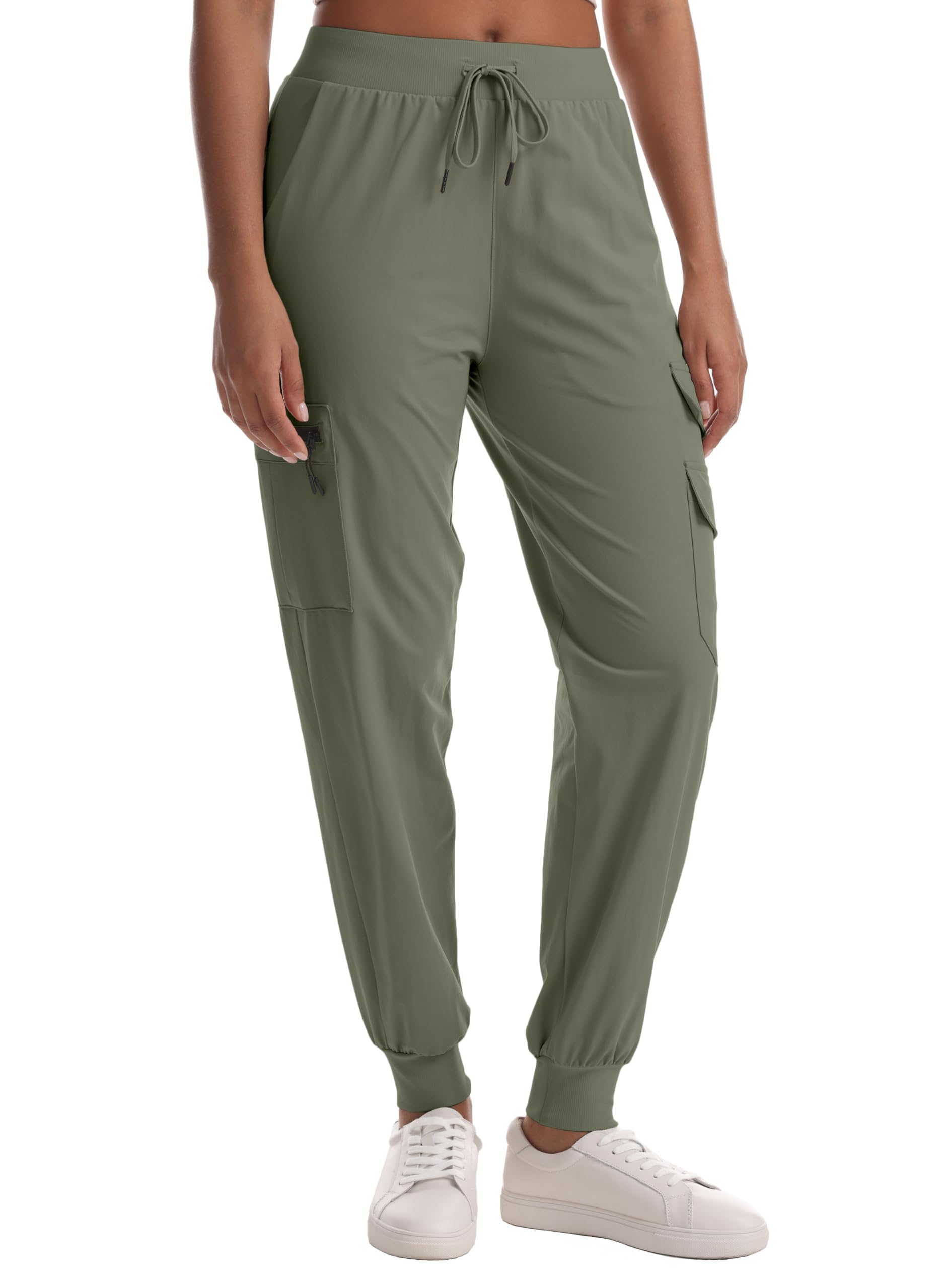 Zsenoxaxi cargo joggers lightweight fabric closeup under sun protection treatment
