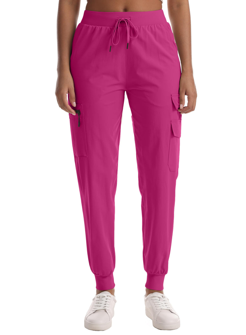 Zsenoxaxi cargo joggers pocket-closures, organized carrying during hikes.