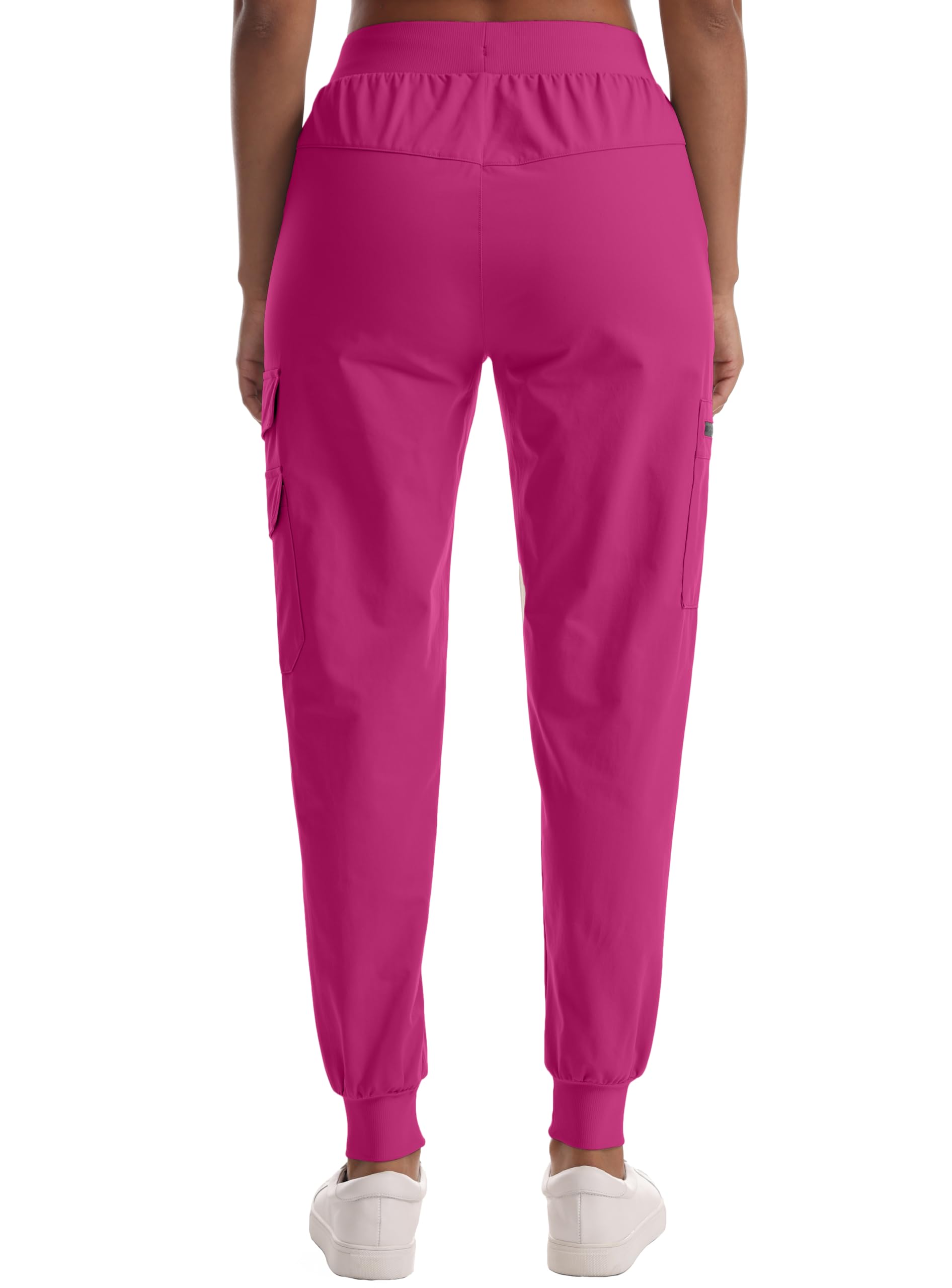 Zsenoxaxi cargo joggers side-pocket zippered, secure storage on outdoor activities.