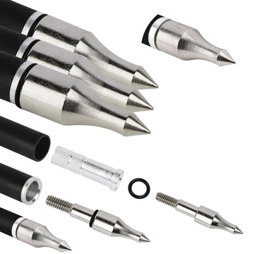 ZSHJGJR 100 grain field point screw-in tip with O ring.