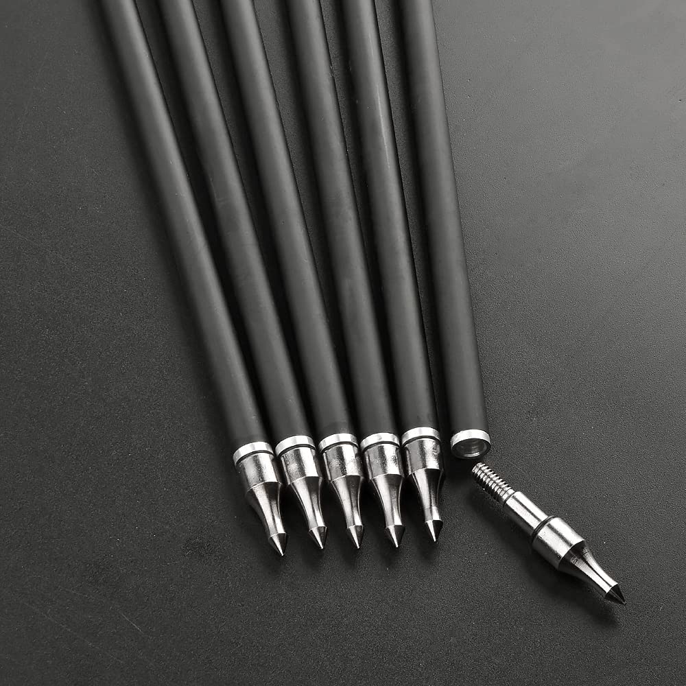 ZSHJGJR 100-grain screw-in field points for reliable target practice.