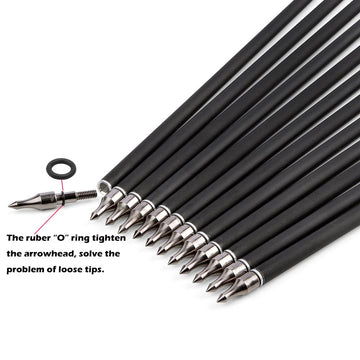 ZSHJGJR 100-grain screw-in field points for versatile targeting
