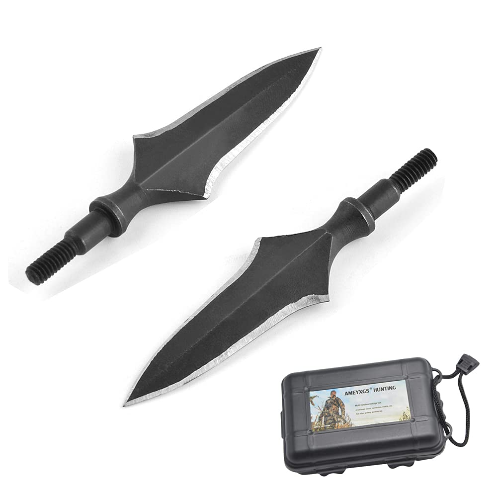 ZSHJGJR 200 grain broadheads close-up, solid metal tip for precise hunting performance.