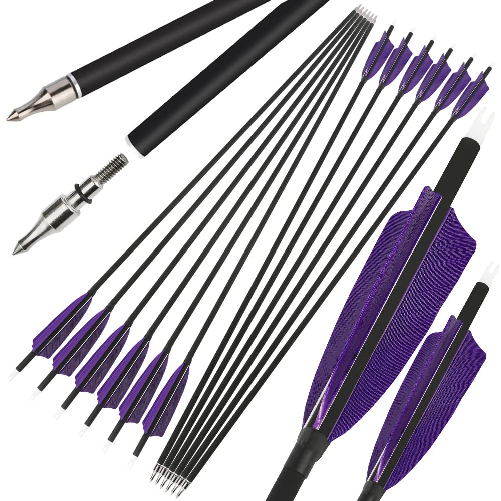 ZSHJGJR 30 inch carbon arrow shaft for reliable target practice