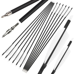 ZSHJGJR 30-inch carbon arrows with 500 spine for stable flight