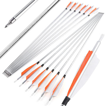 ZSHJGJR arrows deliver low hand shock and consistent speed for target shooting.