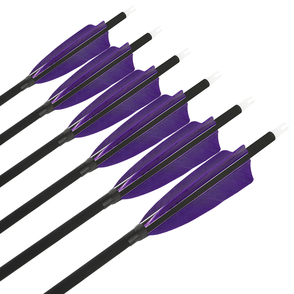 ZSHJGJR carbon arrow with 500 spine for stable flight