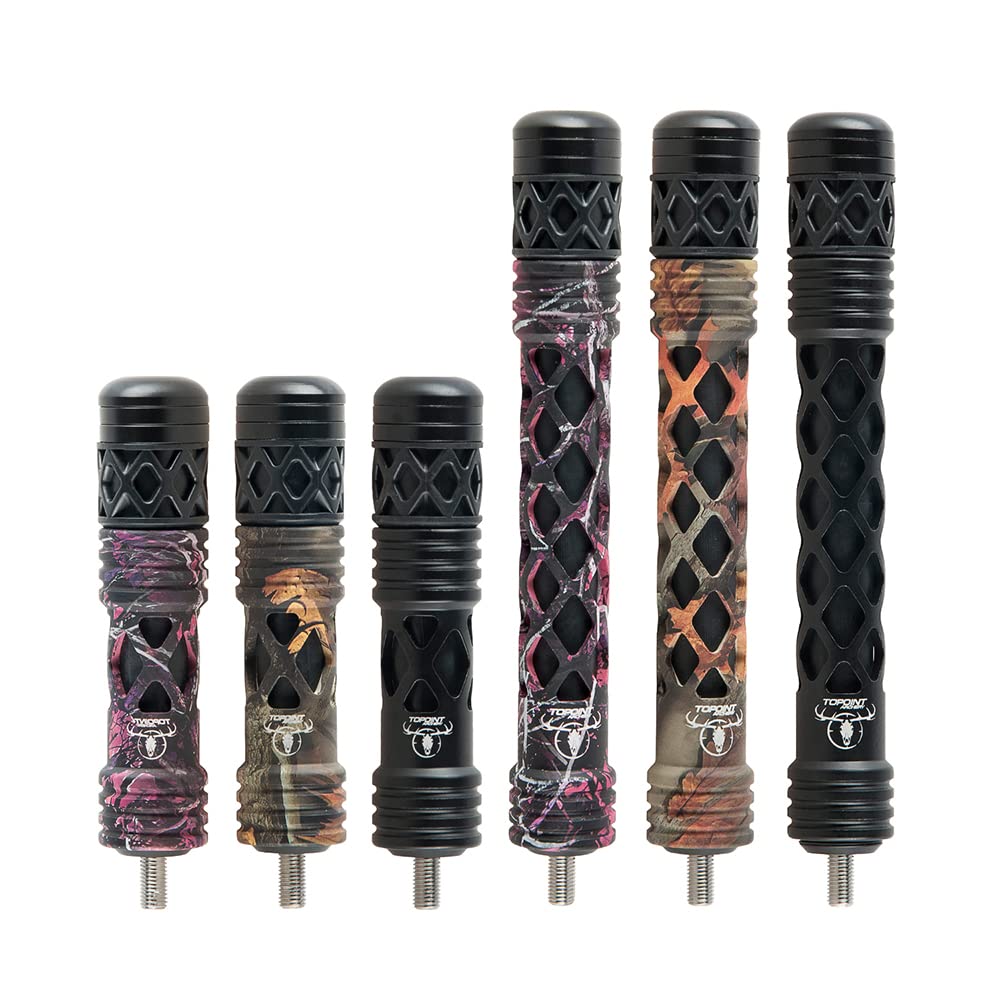 ZSHJGJR archery stabilizer 8inch black reduces vibration for steadier shots.