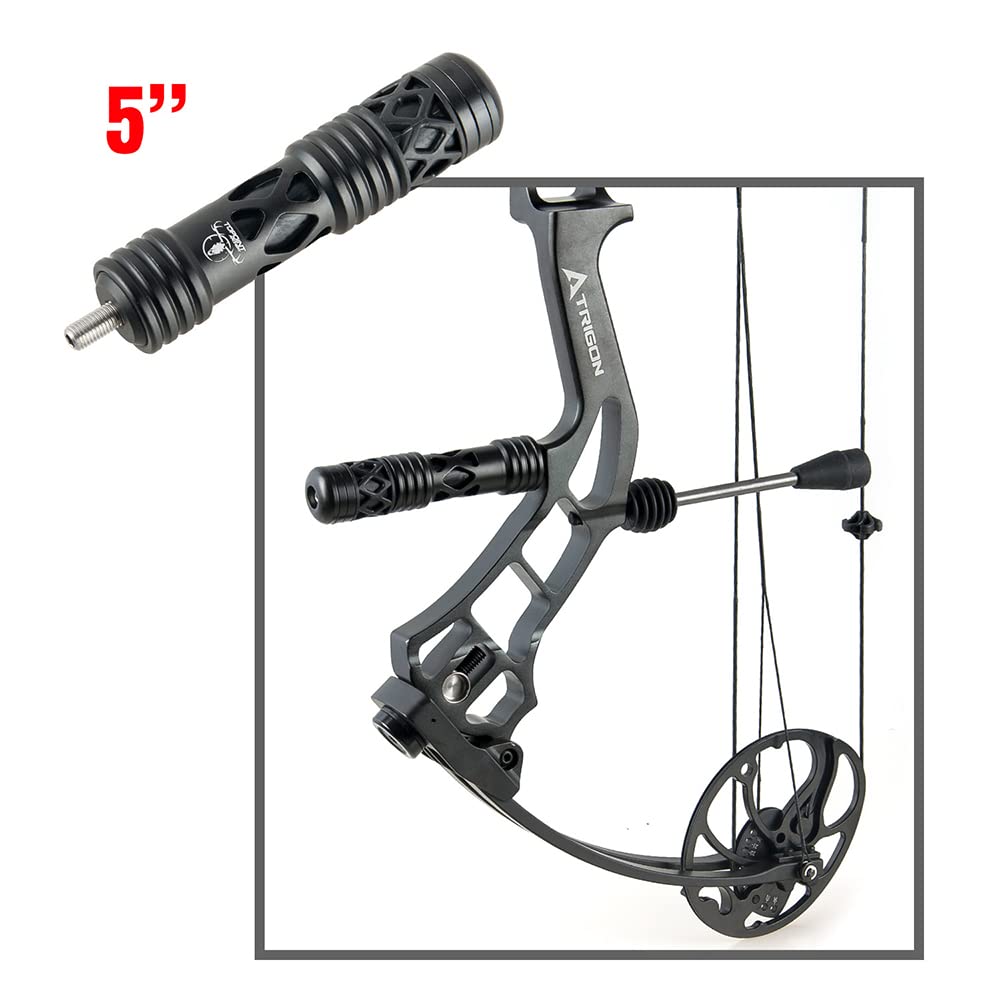 ZSHJGJR vibration-damping stabilizer minimizes bow noise for stealth hunting.