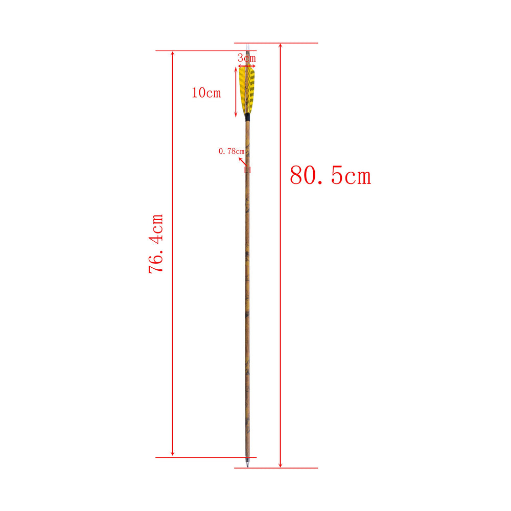 ZSHJGJR arrow length 31.6 inches for consistent grouping