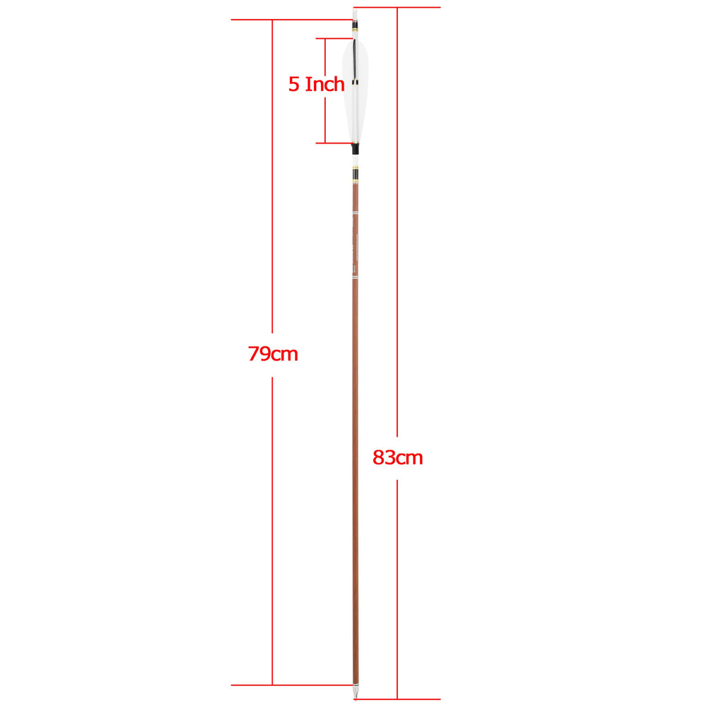 ZSHJGJR arrow with adjustable nock for recurve and compound bows.