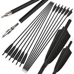 ZSHJGJR 30-inch carbon arrow body enables precise target practice.