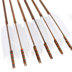 ZSHJGJR bamboo flu-flu arrows 8mm shaft diameter supports stable flight
