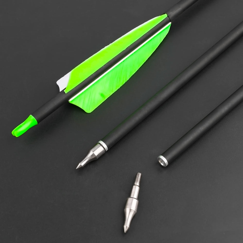 ZSHJGJR carbon arrow shaft 7-8mm for durable, accurate shots.