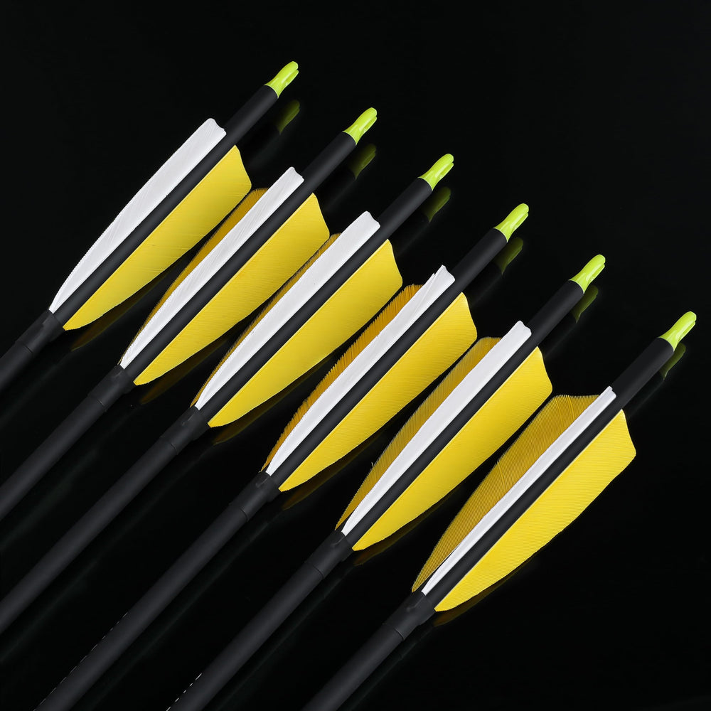 ZSHJGJR carbon arrow shaft highlights strong, durable performance during target practice.