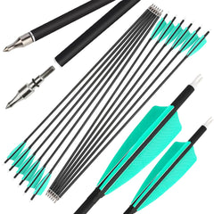 ZSHJGJR lake blue 30-inch carbon arrow shaft ready for durable target practice.