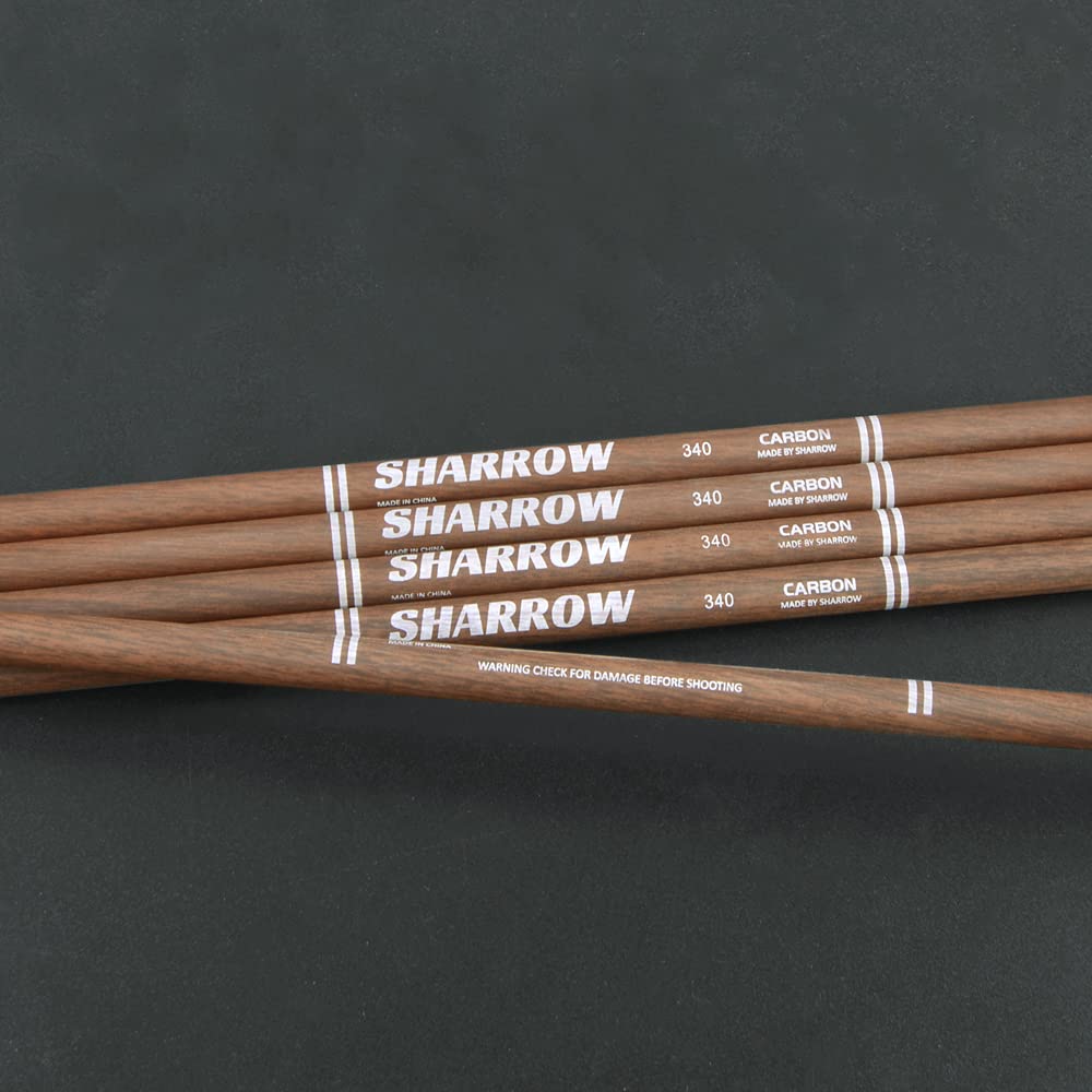 ZSHJGJR pure carbon arrow shaft 31inch spine 400 suitable for versatile bow setups.
