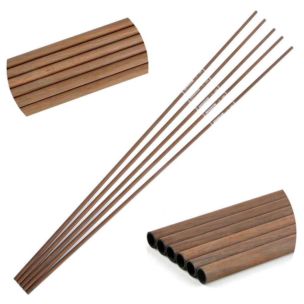 ZSHJGJR pure carbon arrow shaft 31inch spine 600 optimized for higher spine resistance.