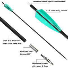 ZSHJGJR 100 grain removable arrowhead enables quick changes for versatile target setups.
