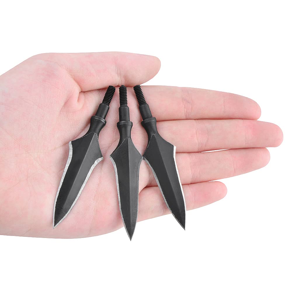 ZSHJGJR screw-in arrowheads with threaded design for universal arrow compatibility.