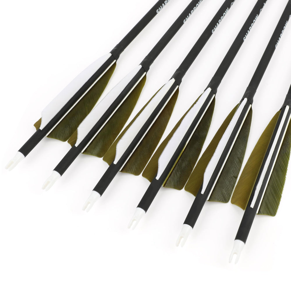 ZSHJGJR turkey feather fletching 4inch for stable flight and accuracy