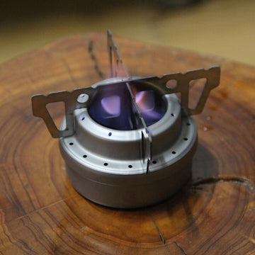 ZSYTF lightweight stove rack travels with you on hikes.
