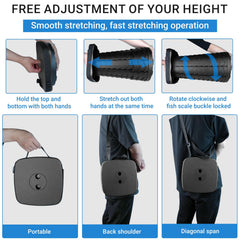 ZTMT upgraded square folding stool square surface offers larger bearing area for comfort