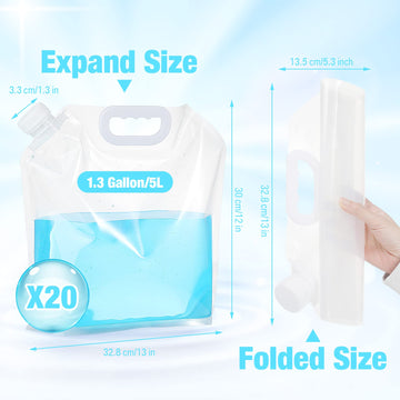 Zubebe water bag top mosaic handle for secure carrying.