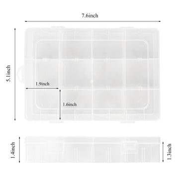 Multi-use organizer with compartments for beads, screws, and fishing gear