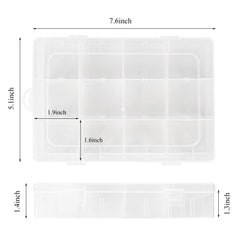 Multi-use organizer with compartments for beads, screws, and fishing gear