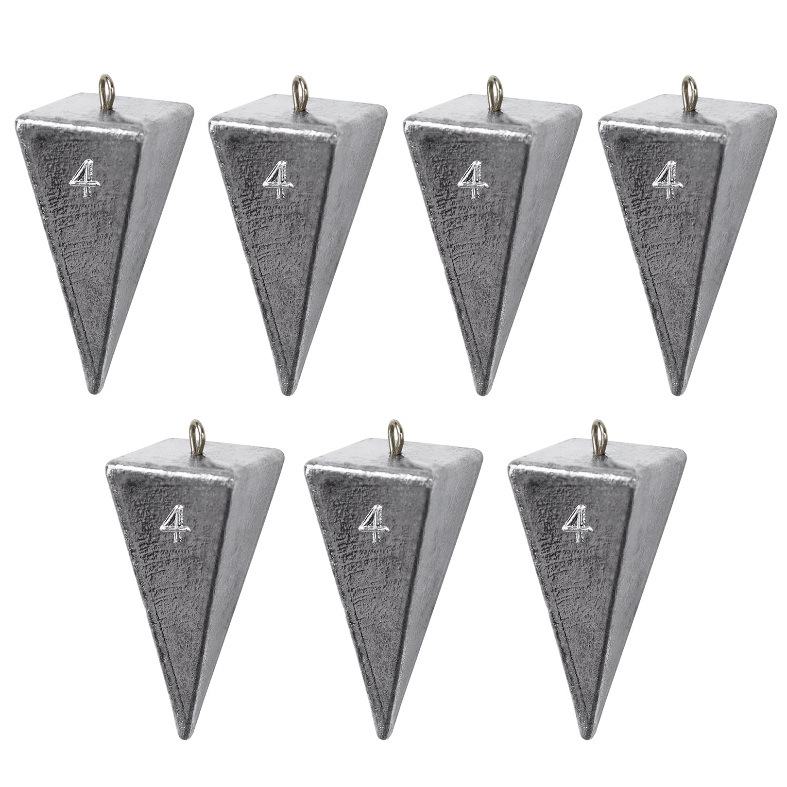 Zuiwan Pyramid fishing weights 4oz - front view