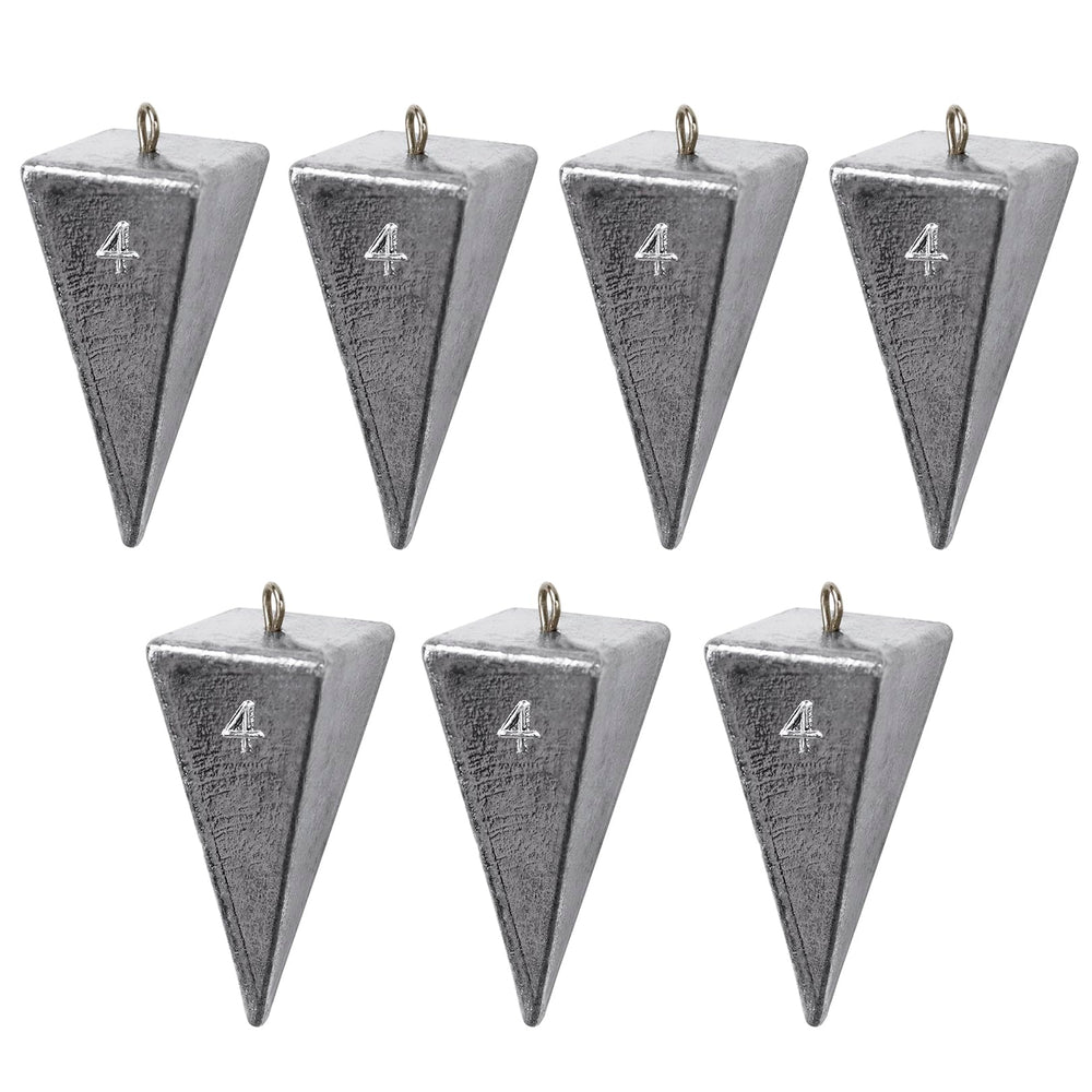 Zuiwan Pyramid fishing weights 4oz - front view