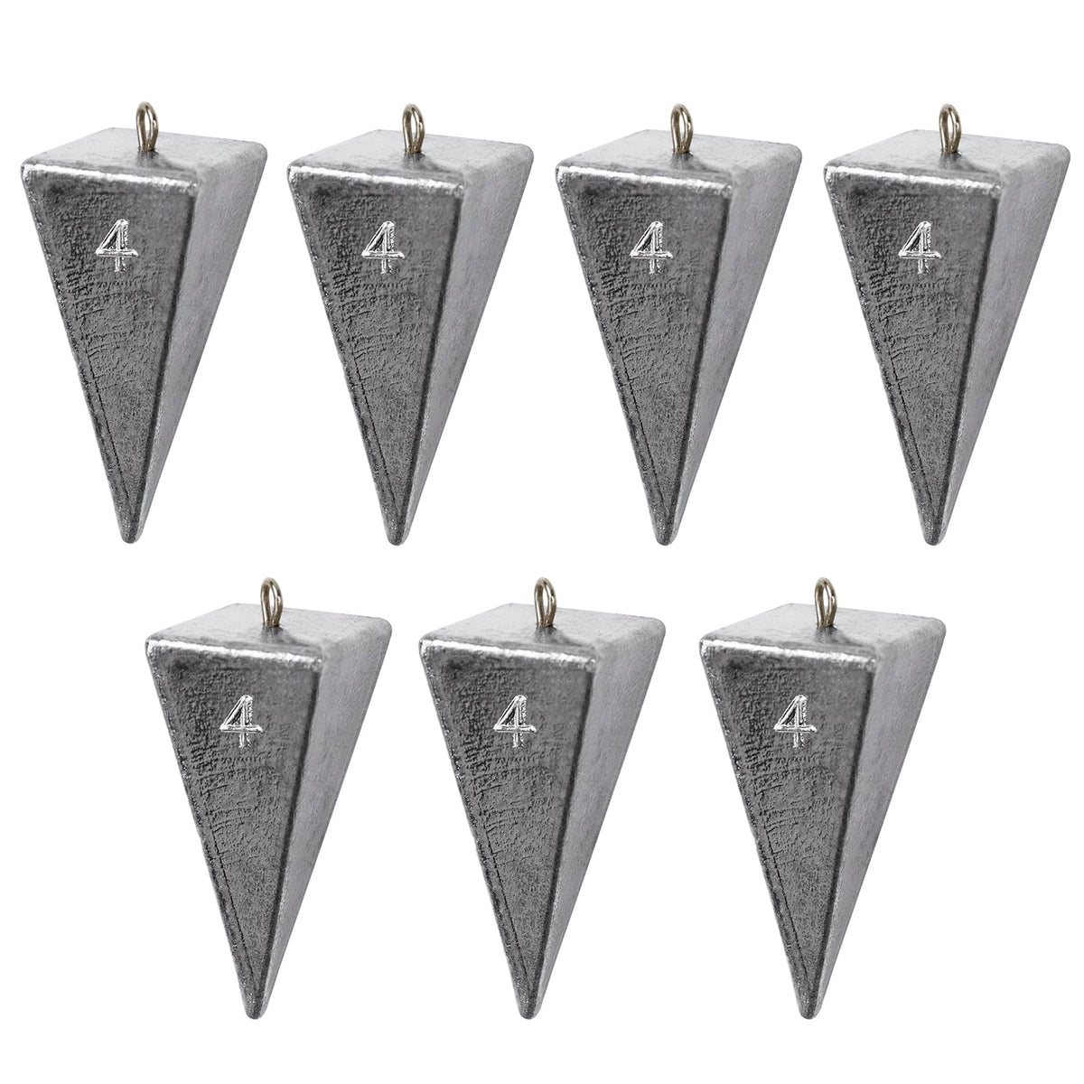 Zuiwan Pyramid fishing weights 4oz - front view