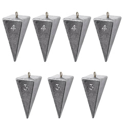 Zuiwan 4oz pyramid fishing weights - 4 pieces